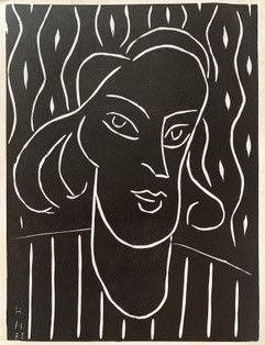 null Henri MATISSE (1869-1954), Teeny. Linogravure sur papier. Signée et datée en...