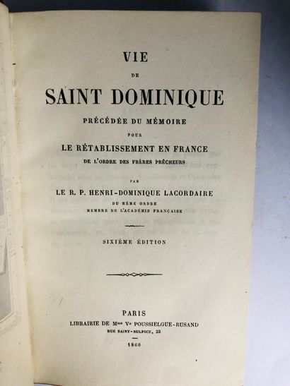 Lacordaire RP. Henri-Dominique Oeuvres Lacardaire

Edité à Paris chez Mme Veuve Poussielgue...