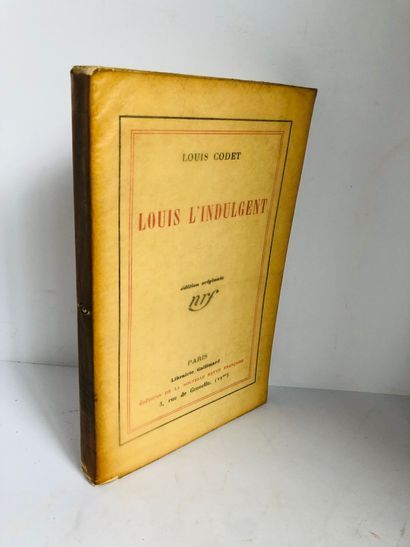Codet Louis Louis L'indulgent

Edité à Paris chez Gallimard NRF, 1925. Editions de...