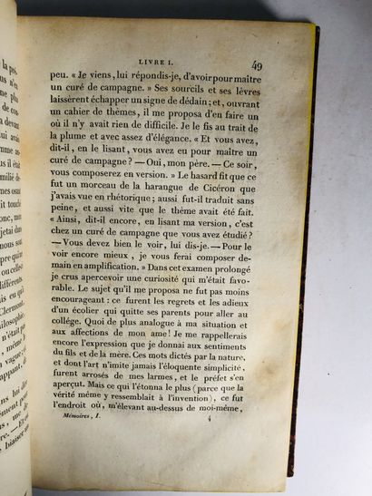 MARMONTEL Mémoires d’un Père

Édité à Paris chez Etienne Ledoux en 1827.

Deux volumes...