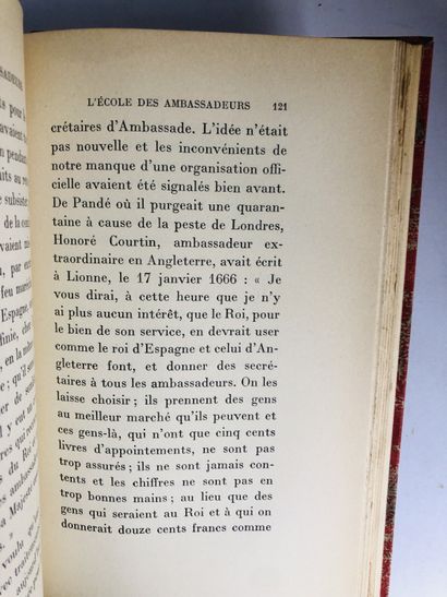 Jusserand J. L’Ecole des Ambassadeurs

Edité à Paris chez Plon en 1934.

De format...