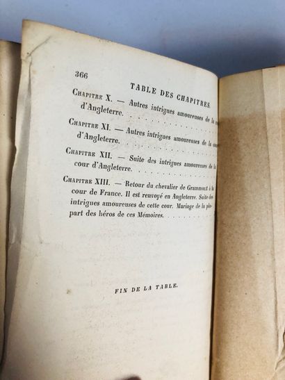 Hamilton A. Mémoires du comte Grammont

Edité à Paris, chez Paulin en 1847

De format...