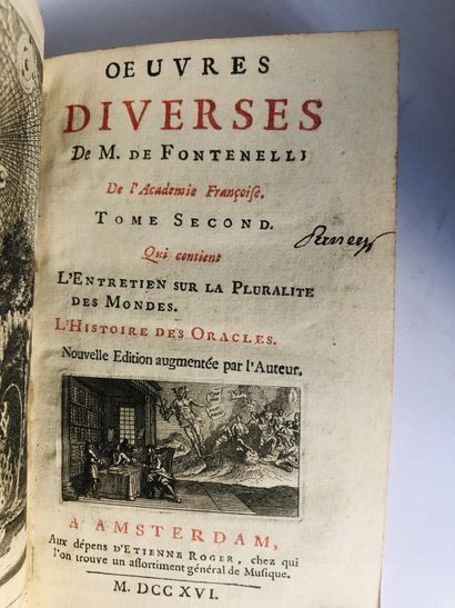 FONTENELLE Oeuvres de Fontenelle

Oeuvres Diverses de M. de Fontenelle de l’Académie...