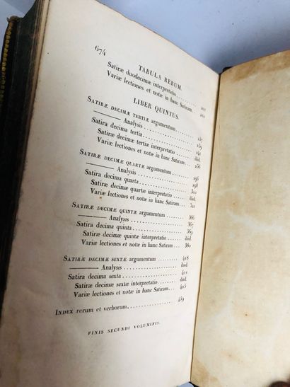 Lemaire N.E. D. Junii Juvenalis Sexdecim Satirae Ad Codices Parisinos Recensitae...