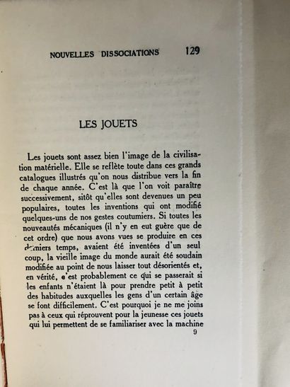 Gourmont, Rémy de Gourmont Nouvelles Dissociations

Edité à Paris, chez Editions...