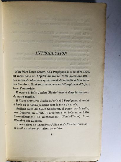 Codet Louis Poèmes et Chansons

Edité à Paris chez Gallimard NRF, 1926.

De format...