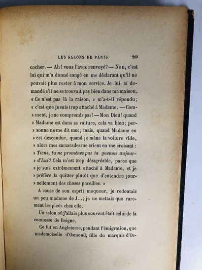 Haussonville Ma Jeunesse 1814 – 1830 Souvenirs par Le comte D’Haussonville

Edité...