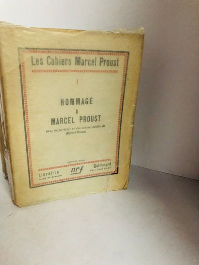 PROUST Marcel Les Carnets de Marcel Proust Hommage à Marcel Proust Avec un portrait...