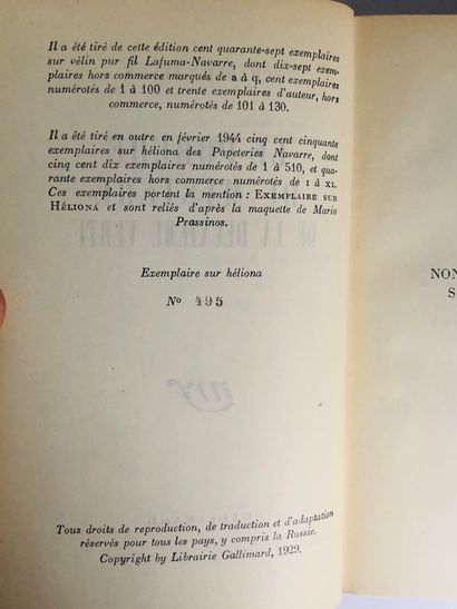 PÉGUY Charles Le Porche du Mystère, de la Deuxième Vertu

Edité chez Gallimard NRF,...