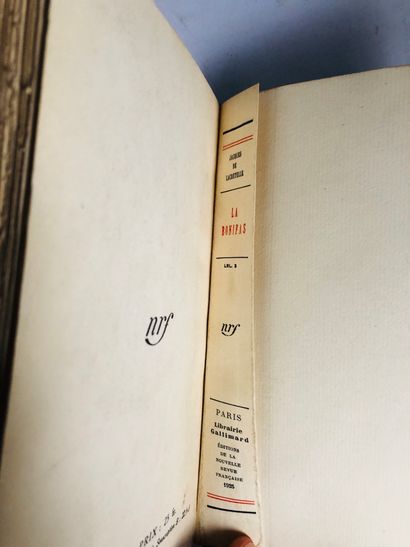 Lacretelle, Jacques de la Cretelle La Bonifas,

Edité à Paris chez Gallimard NRF,...