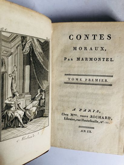 MARMONTEL Contes Moraux

Edité à Paris, chez Mme veuve Richard en An IX

De format...