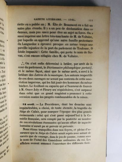 Sainte Beuve / Paulin Limayrac Gazette littéraire de Grimm Histoire, Littérature,...