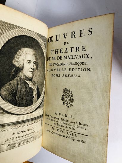 Marivaux, M. de Marivaux Oeuvres de Theatre de Marivaux, de l’académie françoise.

Avec...