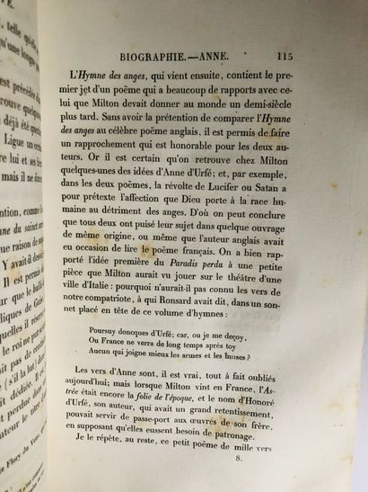 Bernard Aug. Les D’Urfé souvenirs historiques et littéraires du Forez au XVI e siècle...