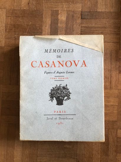 null CASANOVA (Giacomo). "Memoirs of Casanova de Seingalt written by himself". Paris,...