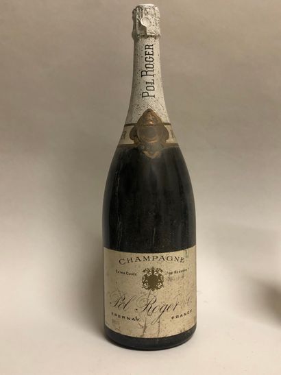 null Ensemble de 2 MAGNUMS CHAMPAGNE : 1 magnum Pol Roger NM; 1 magnum Brut Impérial...