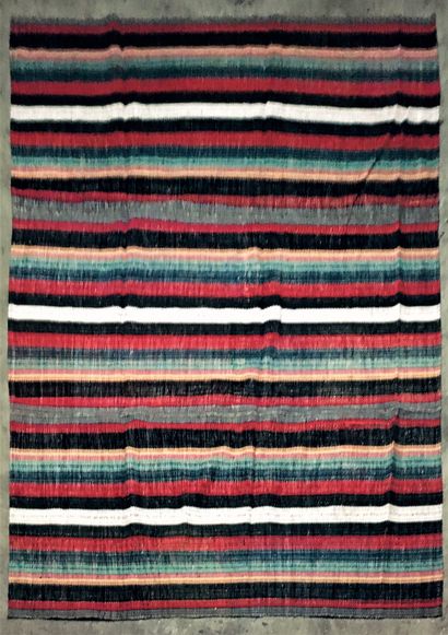null Jadjim Kilim kachgai carpet (Persia) South Iran, weft and warp in cotton, wool...