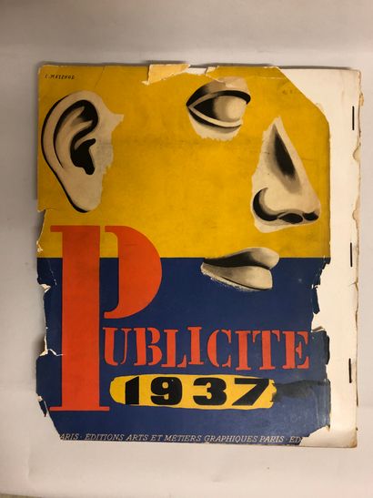 null Ensemble d'ouvrages comprenant : 

- ARTS ET MÉTIERS GRAPHIQUES. Publicité 1937....