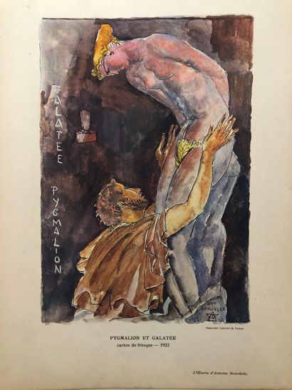 null Antoine Bourdelle (1861-1929). L'oeuvre, fascicules 1 à 3, librairie de France....