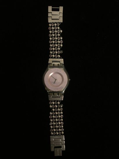null SWATCH. Lady's watch, fancy bracelet. (as is)