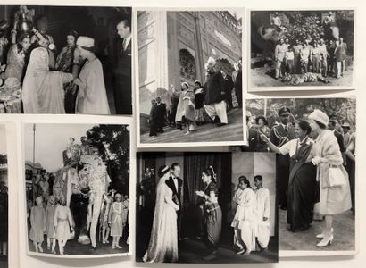 REINE ELISABETH II Voyages officiels de la reine Elisabeth II en Inde : avec le premier...