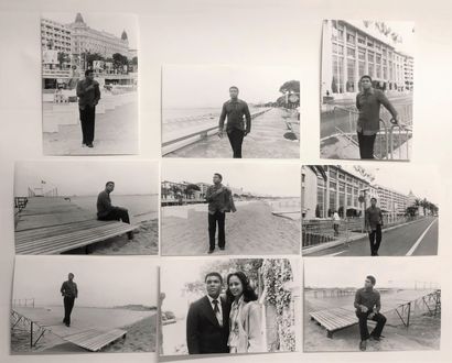 MOHAMED ALI Cassius Clay, au Festival de Cannes, 1978. Photographies de boxe par...