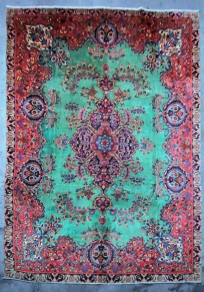 TAPIS Tabriz signé (Perse) Nord ouest d’Iran,...