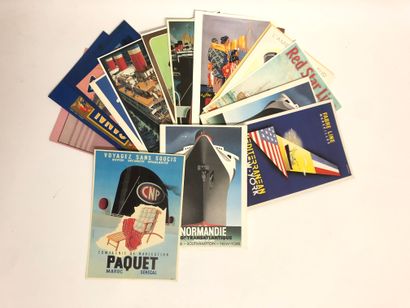 LOT of 20 vintage POSTCARDS on the theme...