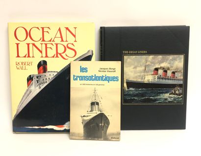 null BOOK set including: 

- Robert Wall, Ocean Liners, 1977. 

- Melvin Maddocks,...