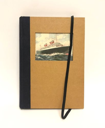 CARNET decorated with an image of a liner....