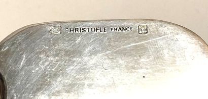 null 
Christofle

 Suite de 6 Porte-Couteaux raquette en métal argenté rainuré Circa...