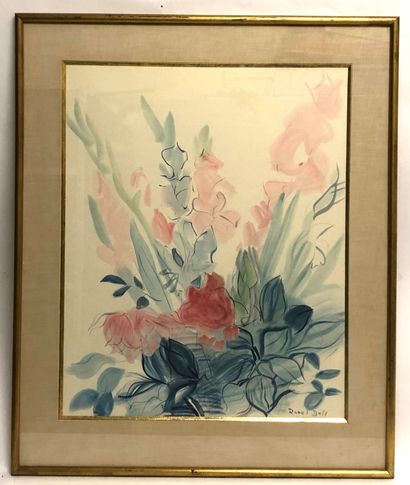 Raoul Dufy (1877 - 1953). Bouquet de fleurs,...