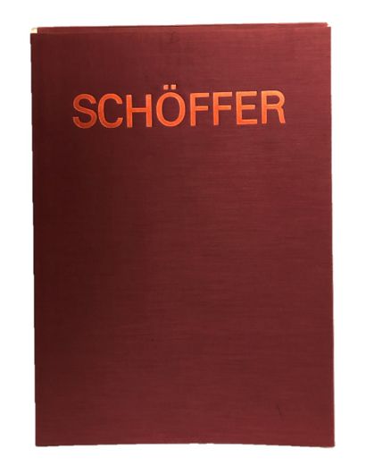 null Nicolas SCHÖFFER (1912-1992). The varigraphies of Nicolas Schöffer. Album containing...