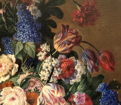 null Ecole ITALIENNE vers 1800. Bouquet de fleurs, huile sur toile. 91 x 73 cm. 





EXPERT...