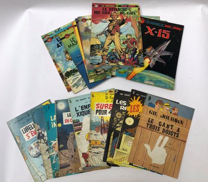 null LOT d'ALBUMS DE BANDE DESSINEE. FRANQUIN. HUBINON.

Lot qu'une quarantaine d'albums...