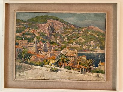 Paul LEDUC (1876-1943)? Village provençal...