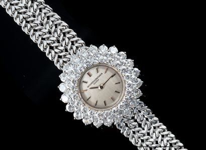 null Vacheron Constantin - Genève

 Montre Bracelet de Dame

 en or gris à 750°/00,...