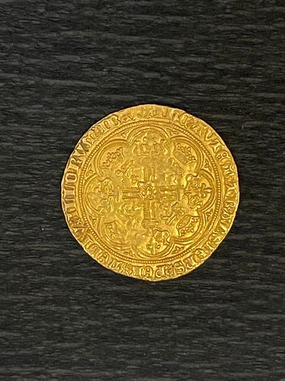 null ENGLAND: 

Edward III ( 1327-1377) Noble gold. 7,78 g - diam.: 33 mm. The king...
