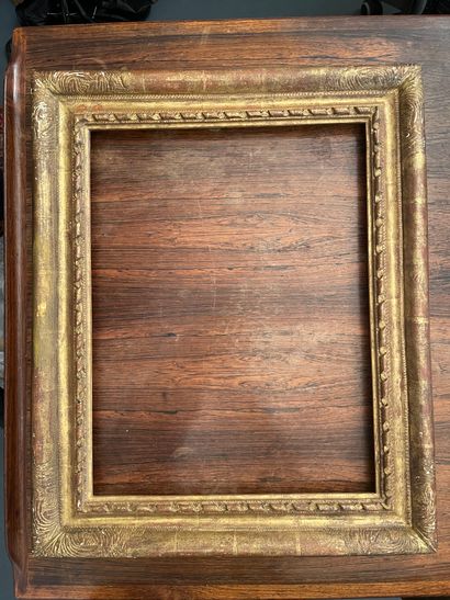 XXth century frame with engraved moldings...