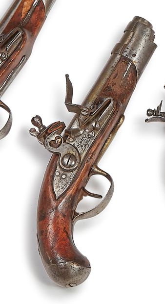 Pistolet de Maréchaussée modèle 1770 à silex....