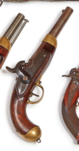 SUISSE . Pistolet à percussion modèle 1842....