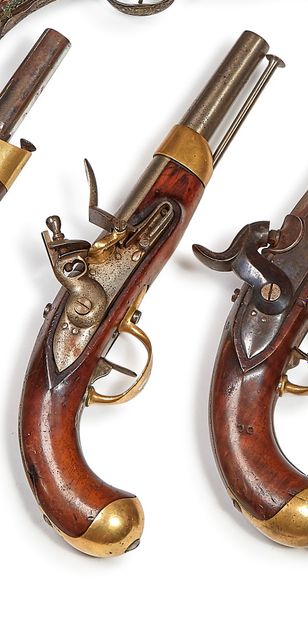 Pistolet d’arçon à silex modèle 1816 troupe....
