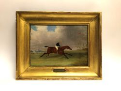 null Henry Thomas ALKEN (1785 - 1851). Captain Beecher on Vivian. Oil on canvas,...
