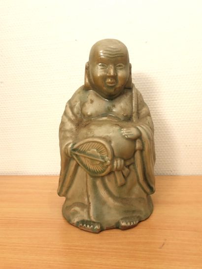 CHINE - XXe siècle
Statuette de Budai debout...
