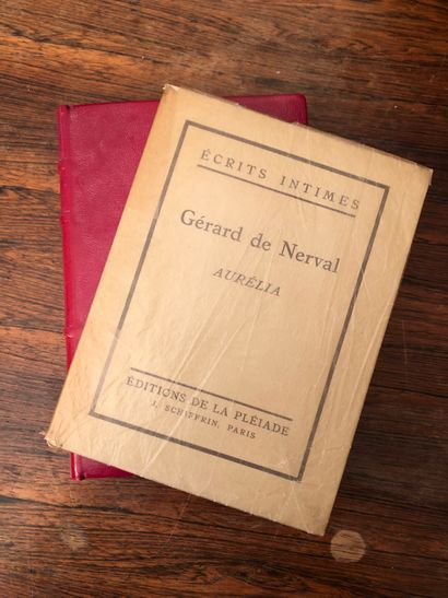 null DE NERVAL Gérard. Set of two works : Aurélia. Edition of the Pléiade, Paris...