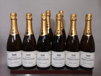 8 bouteilles VOUVRAY pétillant Brut - Château...