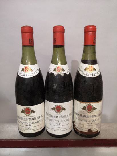 3 bouteilles BOURGOGNE Grand cru DIVERS BOUCHARD...
