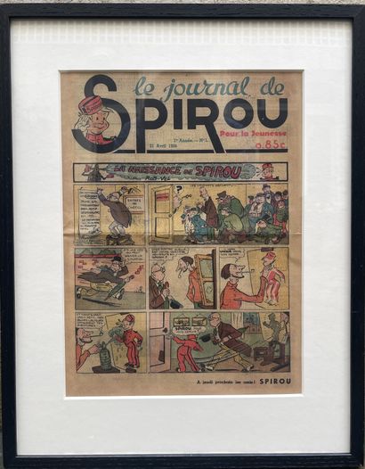 Page du Journal de Spirou première année...
