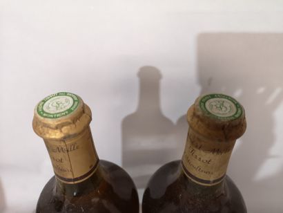 null 2 bouteilles VIN JAUNE d'ARBOIS - André et Mireille TISSOT 1981 Etiquettes ...