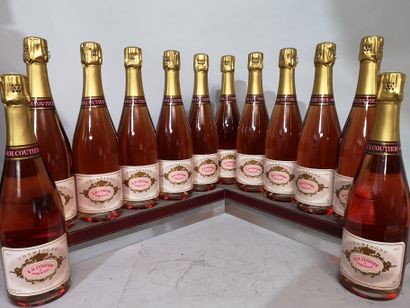 12 bouteilles CHAMPAGNE R.H. COUTIER Rose...